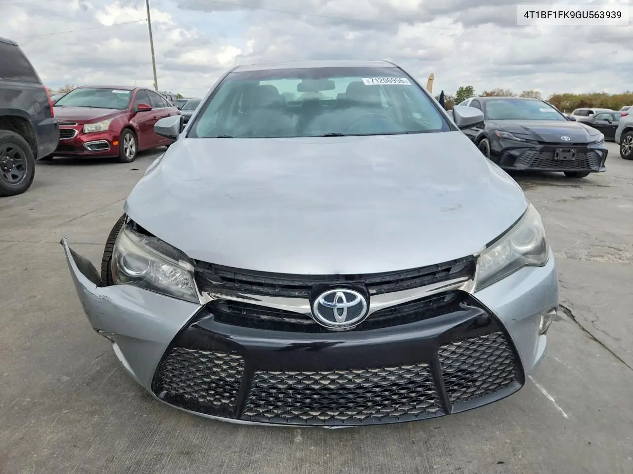 2016 TOYOTA CAMRY VIN 4T1BF1FK9GU563939 — фото 5
