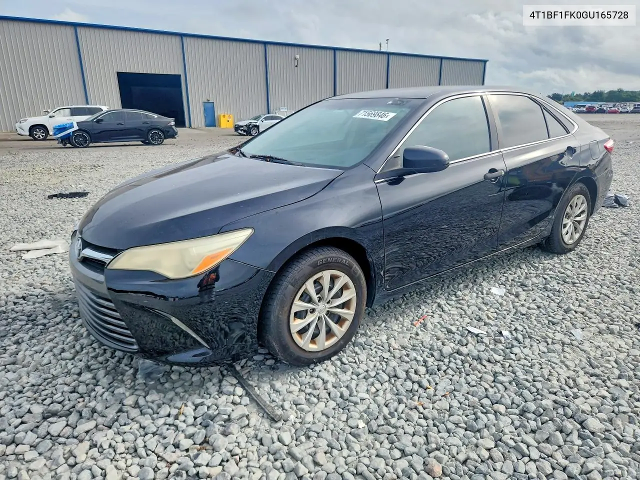 TOYOTA CAMRY 2016, VIN 4T1BF1FK0GU165728