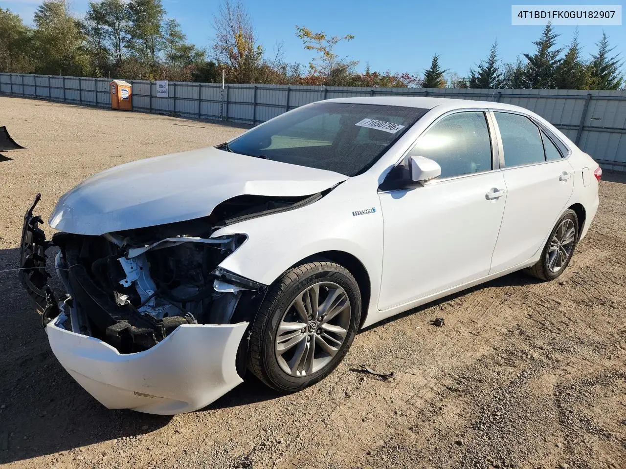 TOYOTA CAMRY 2016, VIN 4T1BD1FK0GU182907