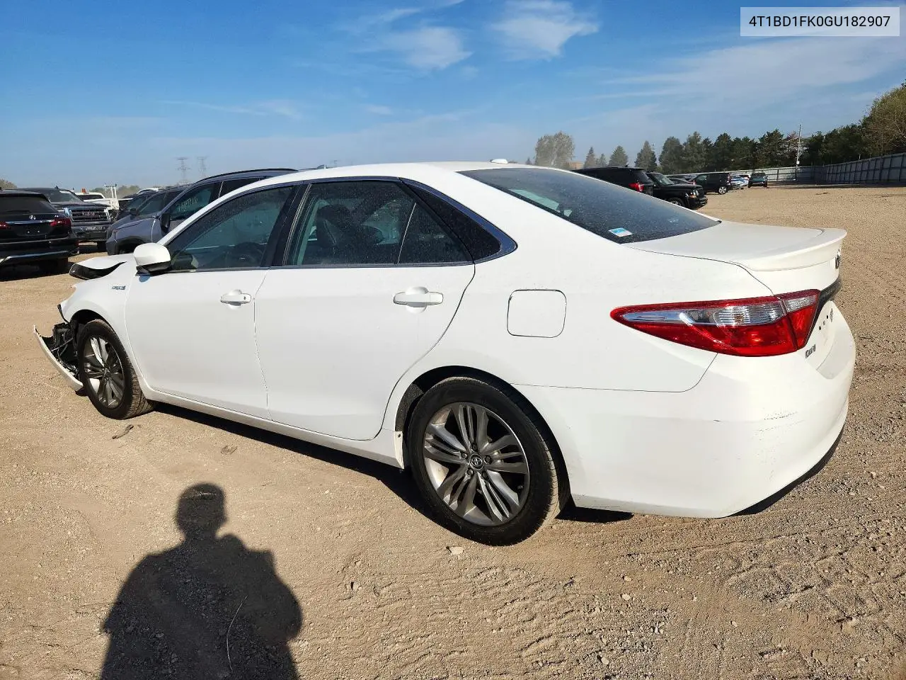 2016 TOYOTA CAMRY VIN 4T1BD1FK0GU182907 — фото 2