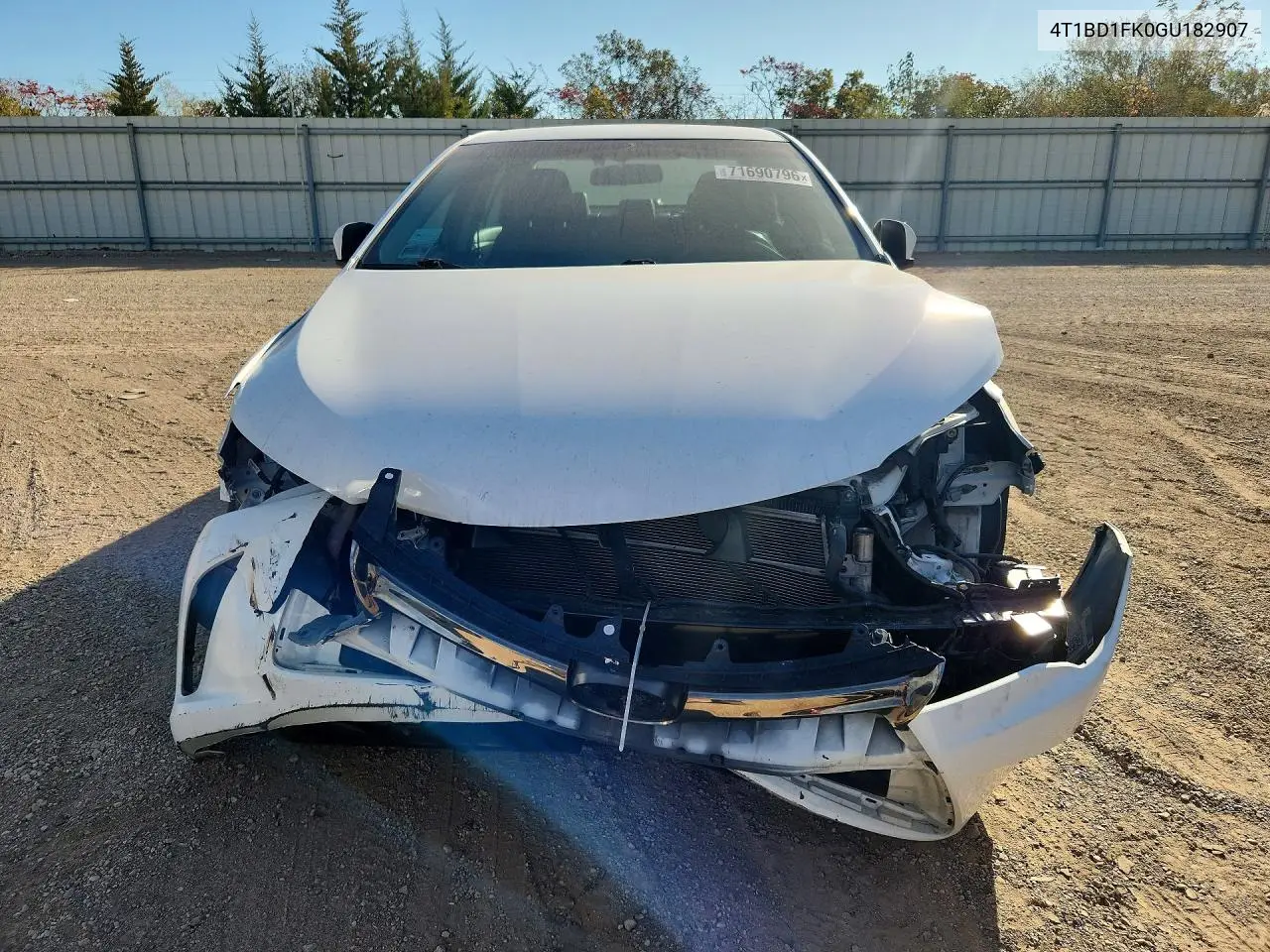 2016 TOYOTA CAMRY VIN 4T1BD1FK0GU182907 — фото 5