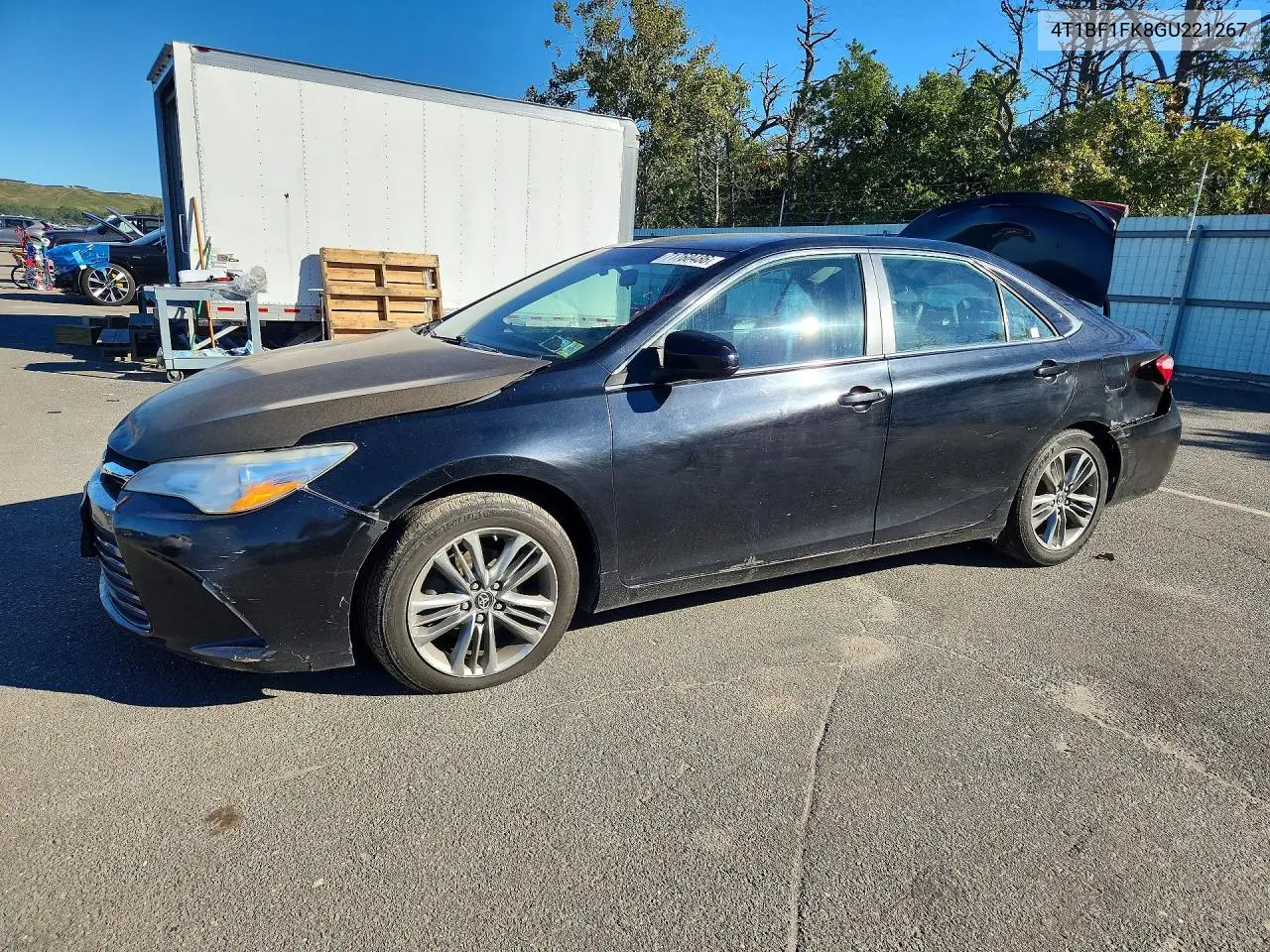 TOYOTA CAMRY 2016, VIN 4T1BF1FK8GU221267
