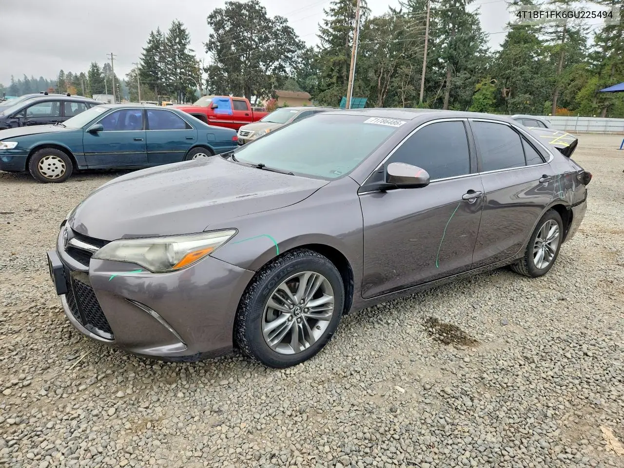 TOYOTA CAMRY 2016, VIN 4T1BF1FK6GU225494