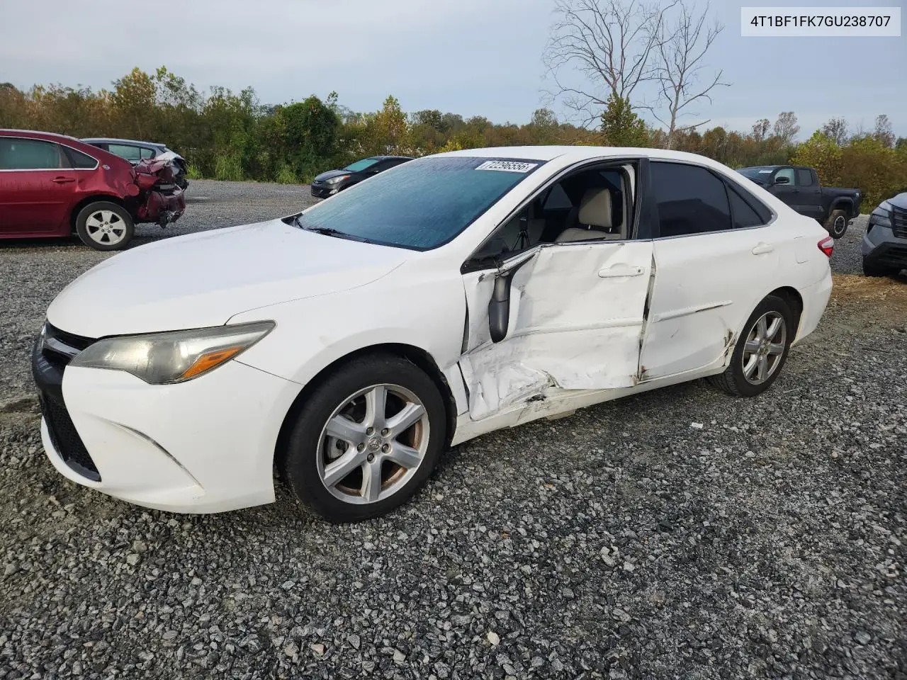 TOYOTA CAMRY 2016, VIN 4T1BF1FK7GU238707