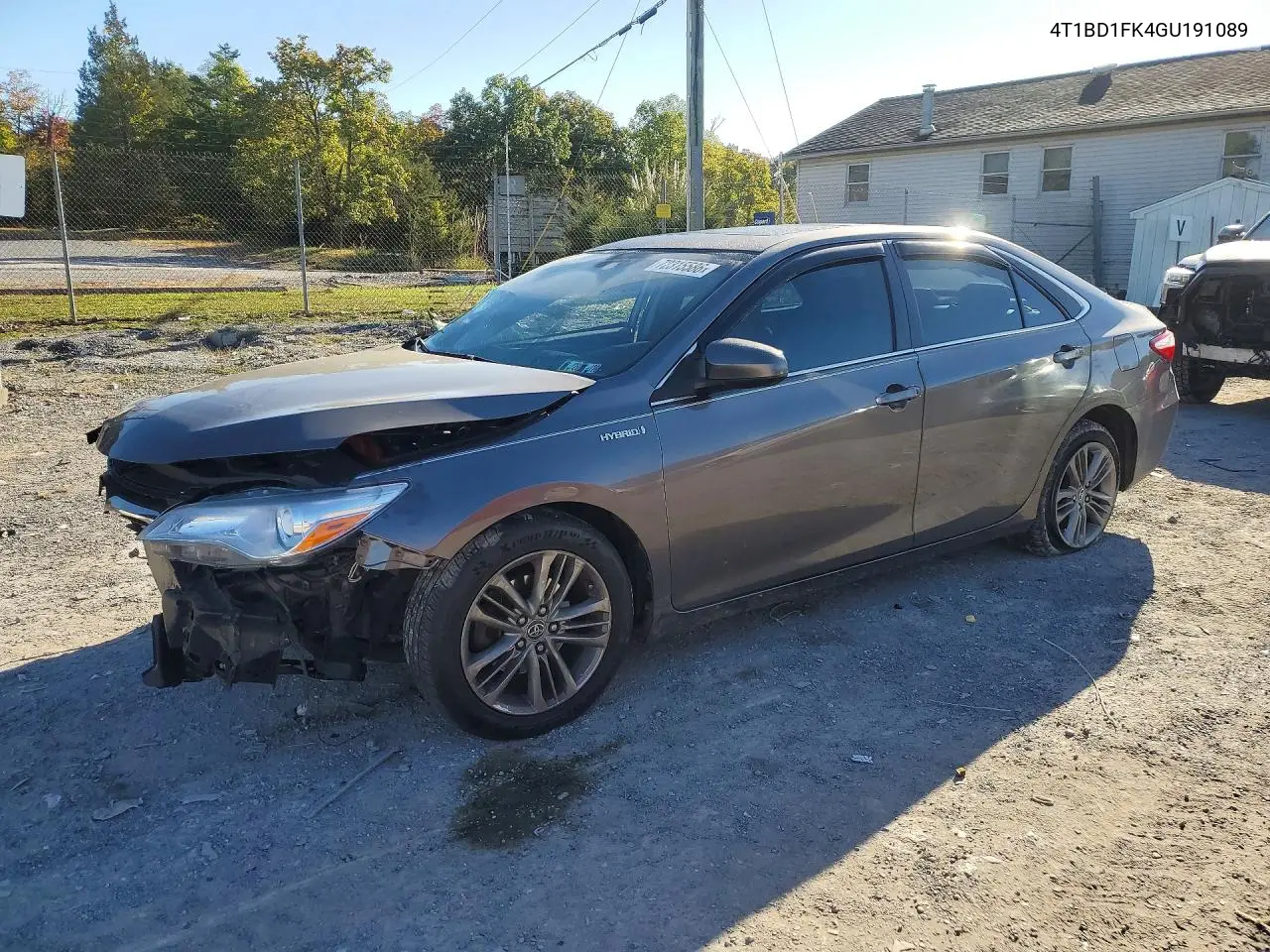 TOYOTA CAMRY 2016, VIN 4T1BD1FK4GU191089