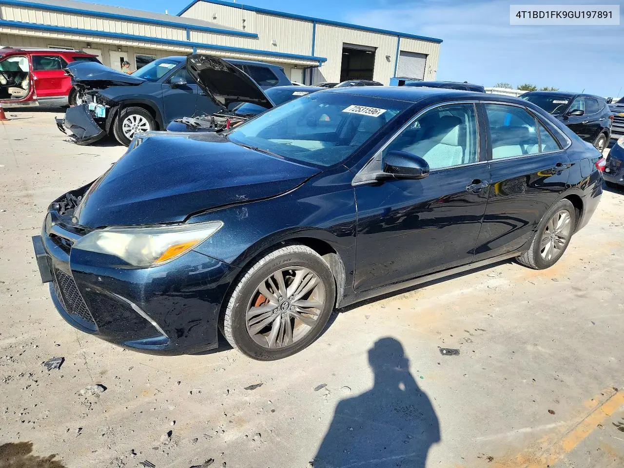 TOYOTA CAMRY 2016, VIN 4T1BD1FK9GU197891