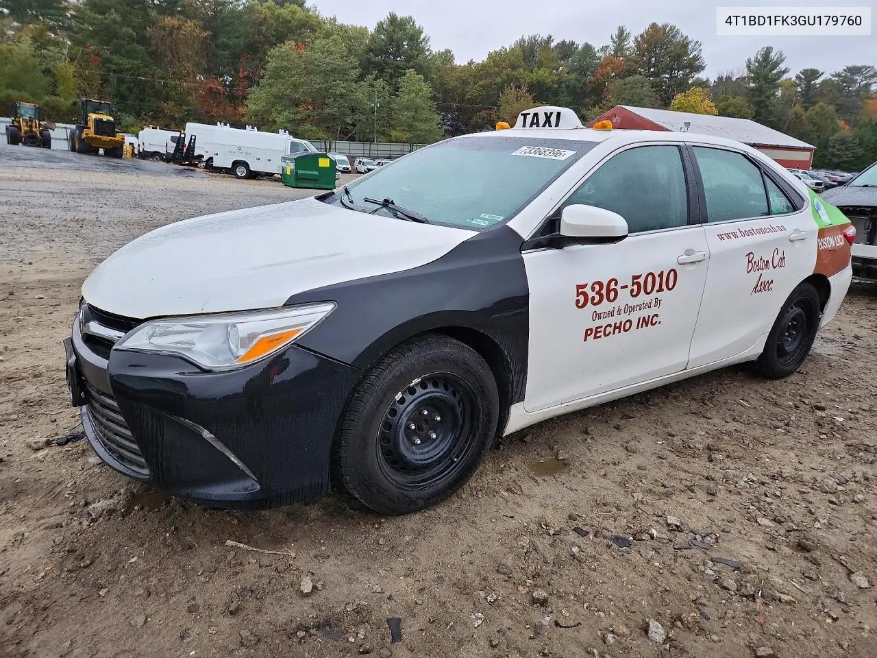 TOYOTA CAMRY 2016, VIN 4T1BD1FK3GU179760