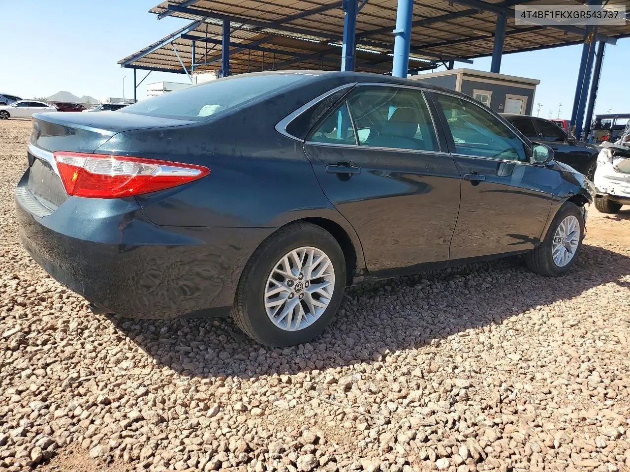 2016 TOYOTA CAMRY VIN 4T4BF1FKXGR543737 — фото 3