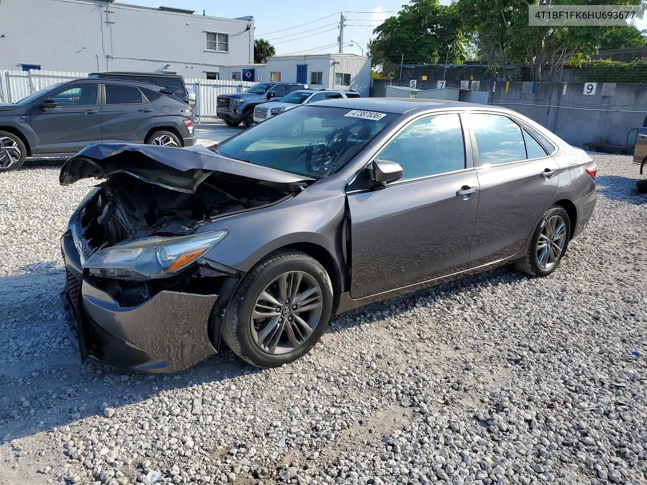 TOYOTA CAMRY 2017, VIN 4T1BF1FK6HU693677