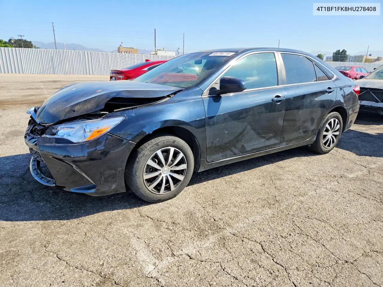 TOYOTA CAMRY 2017, VIN 4T1BF1FK8HU278408