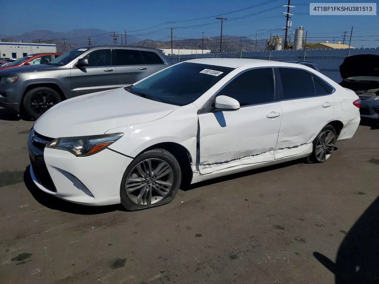 TOYOTA CAMRY 2017, VIN 4T1BF1FK5HU381513