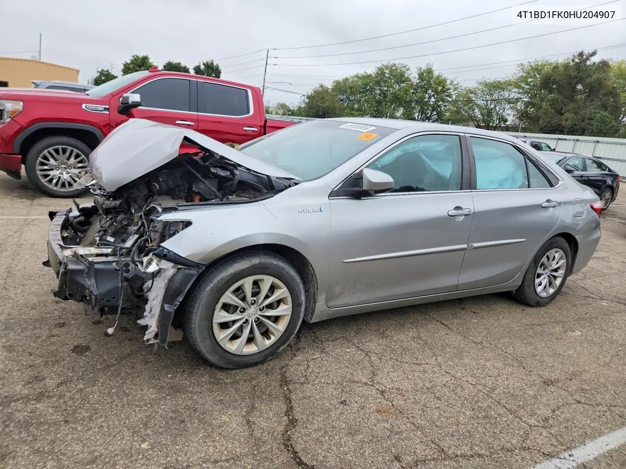 TOYOTA CAMRY 2017, VIN 4T1BD1FK0HU204907