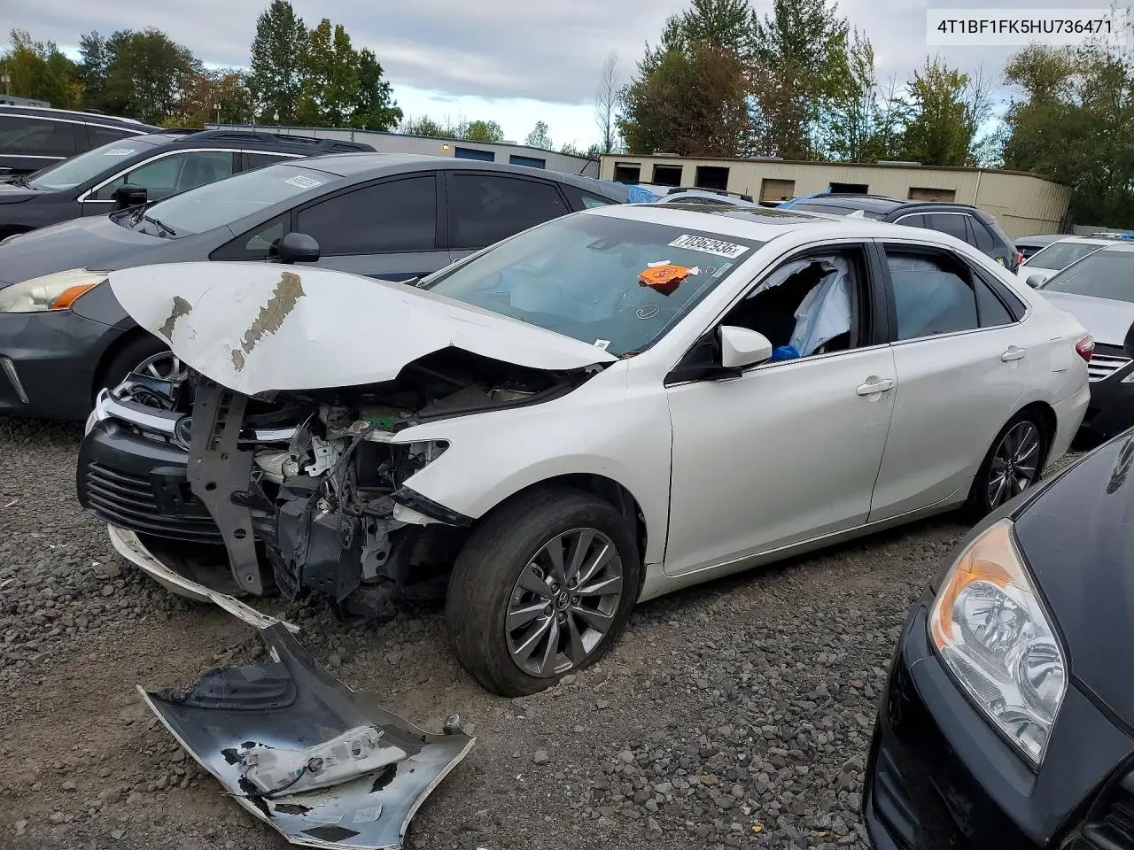 TOYOTA CAMRY 2017, VIN 4T1BF1FK5HU736471