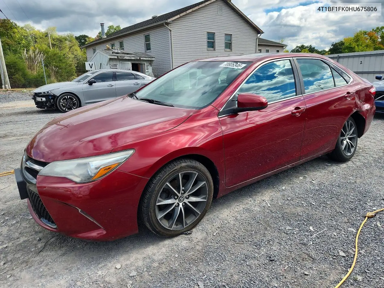 TOYOTA CAMRY 2017, VIN 4T1BF1FK0HU675806