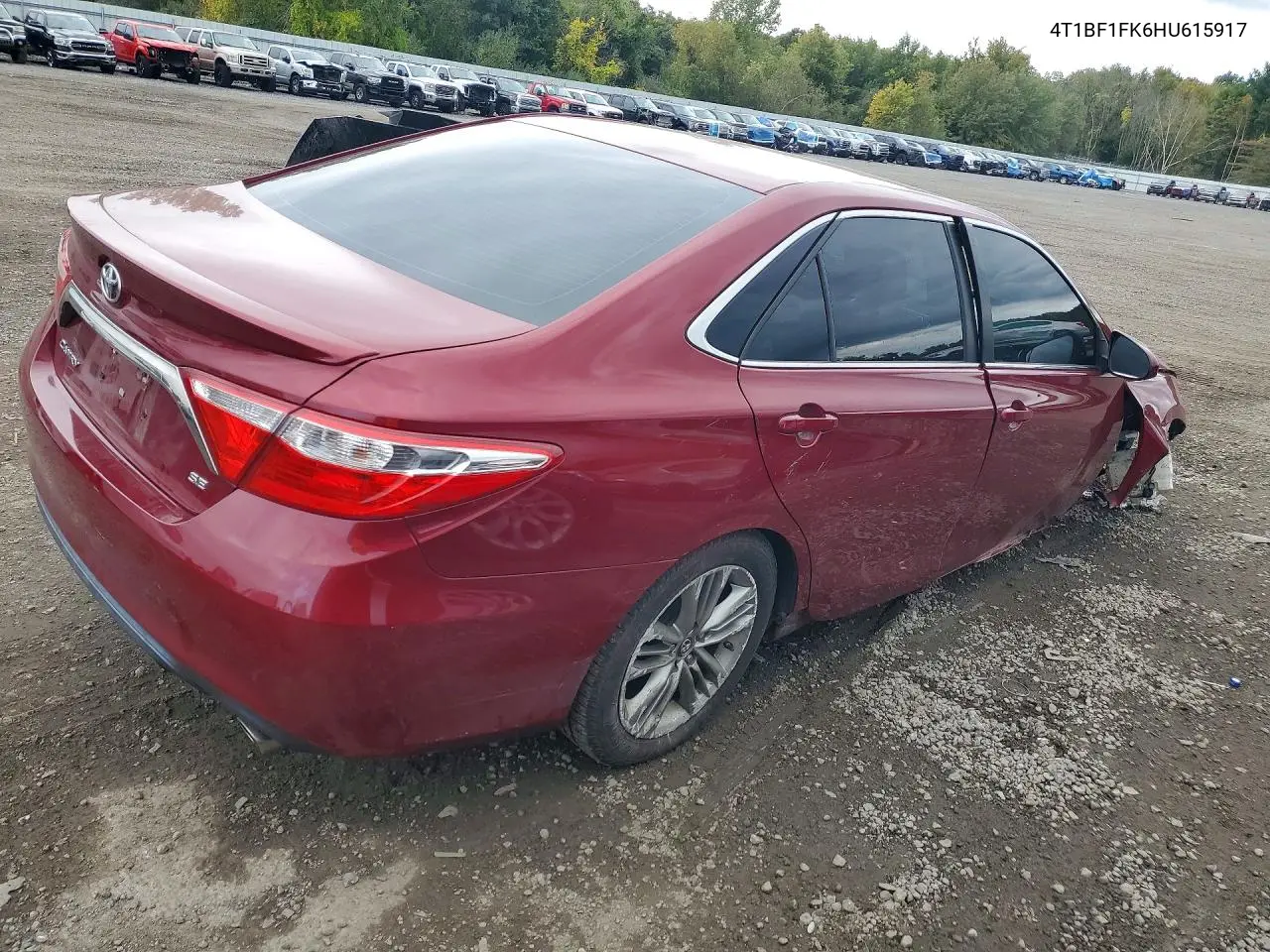 2017 TOYOTA CAMRY VIN 4T1BF1FK6HU615917 — фото 3