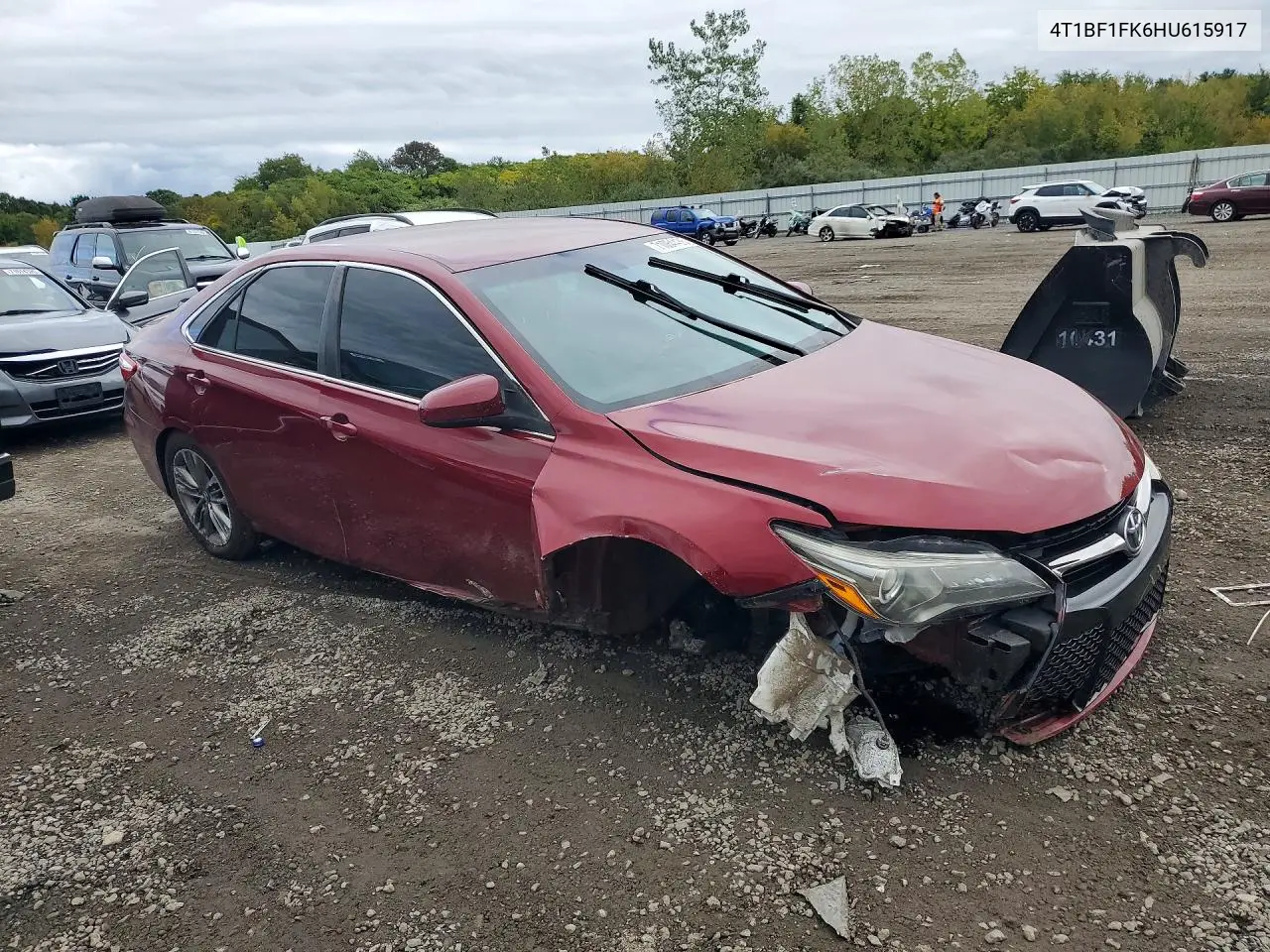2017 TOYOTA CAMRY VIN 4T1BF1FK6HU615917 — фото 4