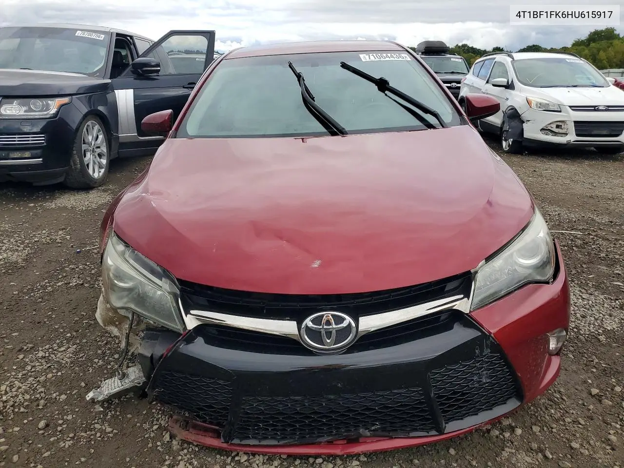 2017 TOYOTA CAMRY VIN 4T1BF1FK6HU615917 — фото 5