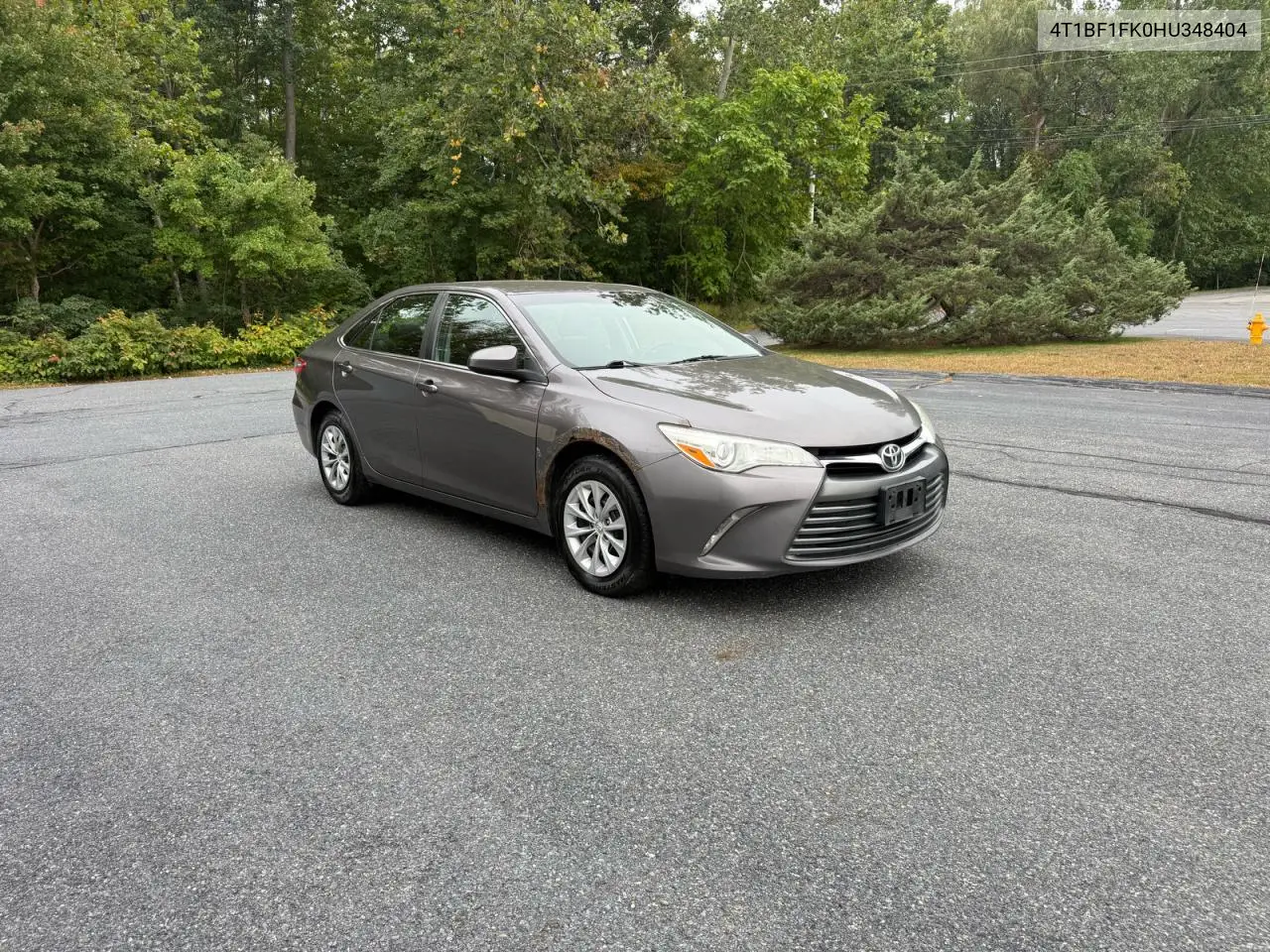 TOYOTA CAMRY 2017, VIN 4T1BF1FK0HU348404