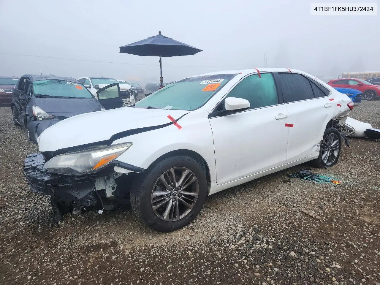 TOYOTA CAMRY 2017, VIN 4T1BF1FK5HU372424