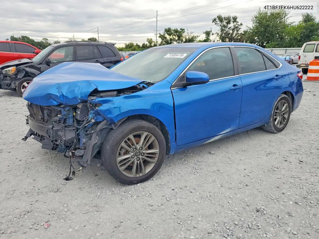 TOYOTA CAMRY 2017, VIN 4T1BF1FK6HU622222