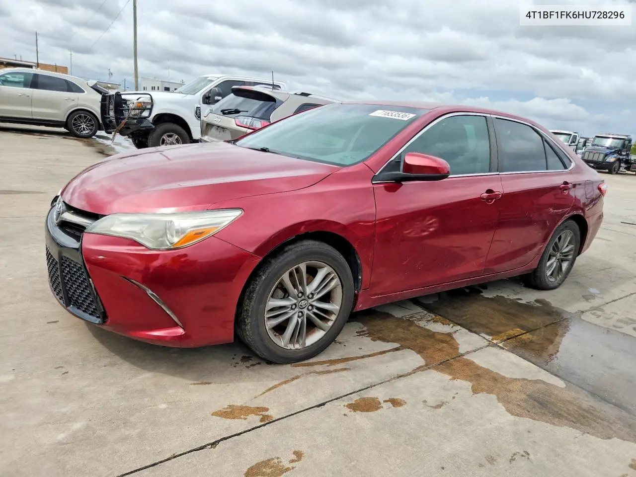 TOYOTA CAMRY 2017, VIN 4T1BF1FK6HU728296