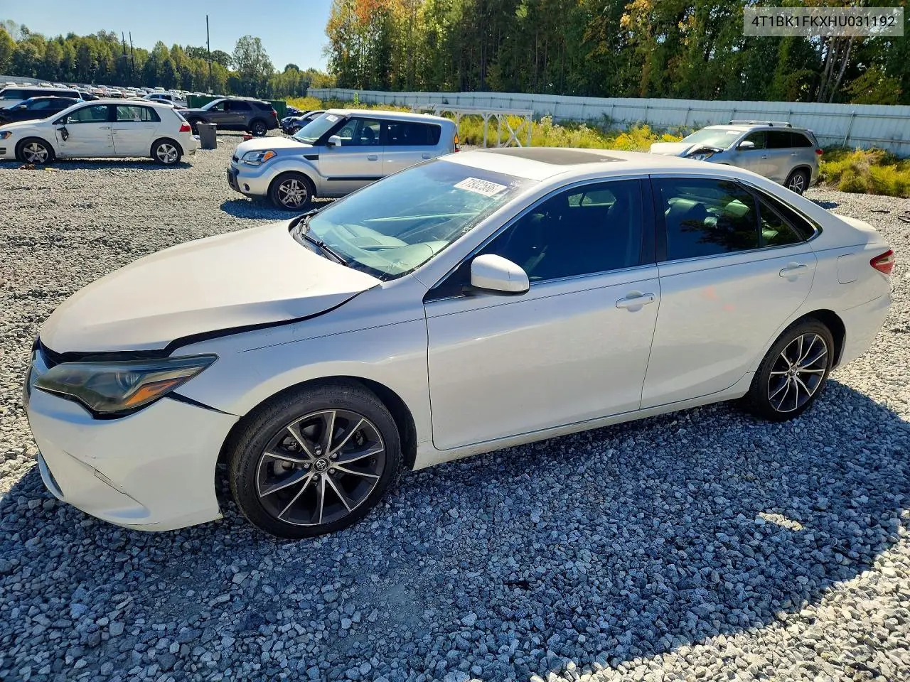 TOYOTA CAMRY 2017, VIN 4T1BK1FKXHU031192