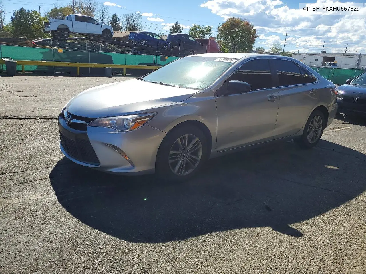 TOYOTA CAMRY 2017, VIN 4T1BF1FKXHU657829