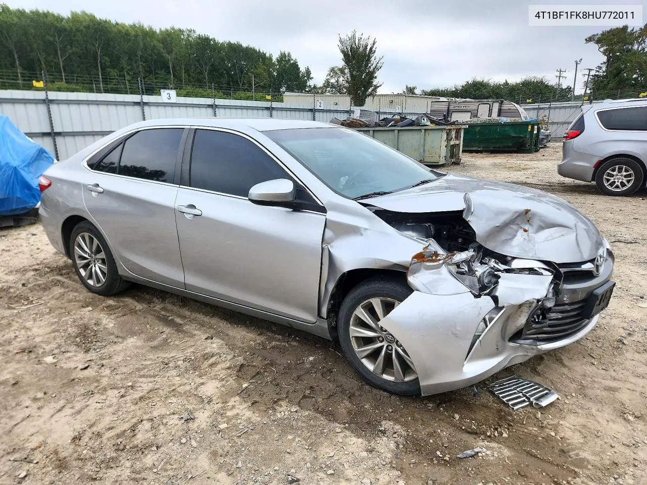 2017 TOYOTA CAMRY VIN 4T1BF1FK8HU772011 — фото 4