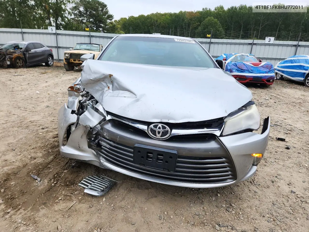 2017 TOYOTA CAMRY VIN 4T1BF1FK8HU772011 — фото 5
