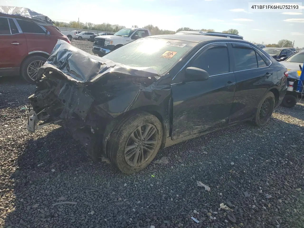 TOYOTA CAMRY 2017, VIN 4T1BF1FK6HU752193