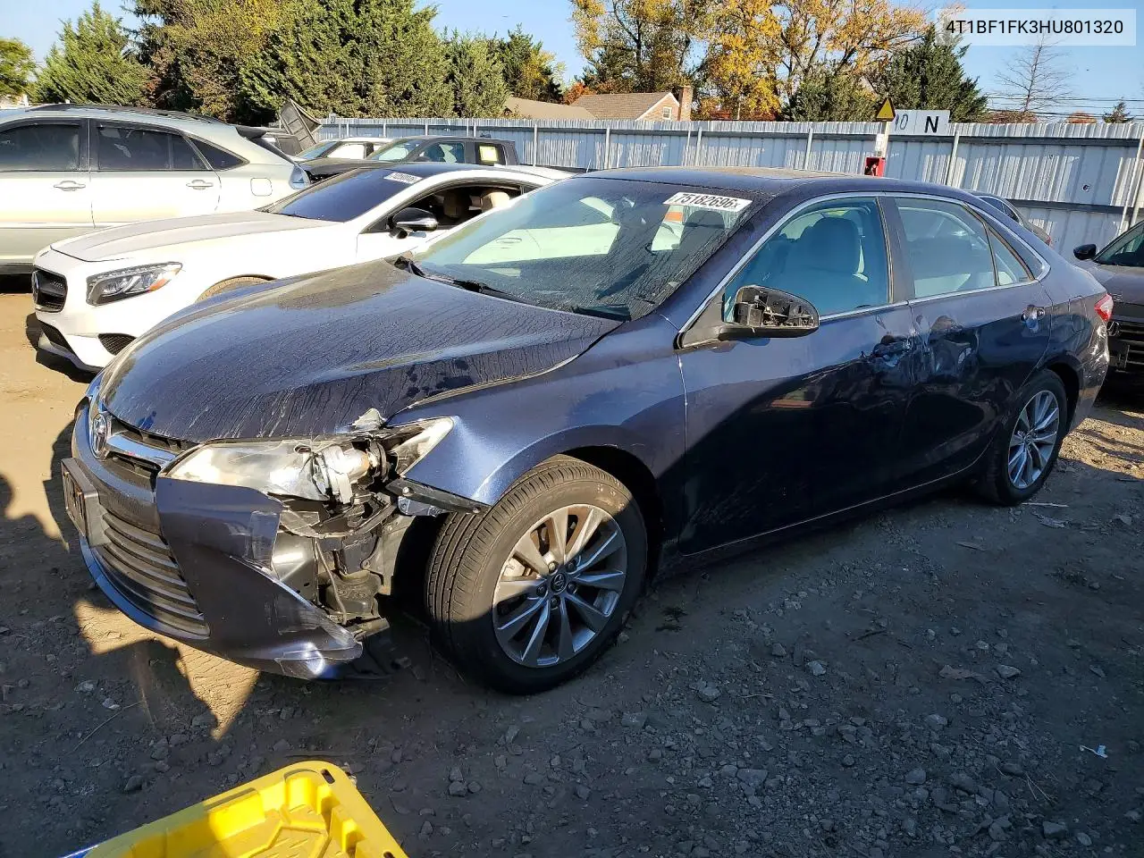 TOYOTA CAMRY 2017, VIN 4T1BF1FK3HU801320