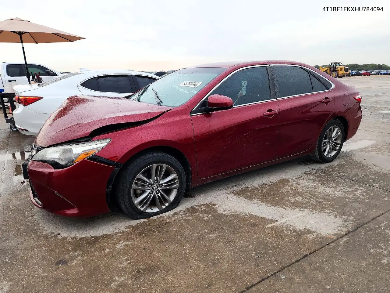 TOYOTA CAMRY 2017, VIN 4T1BF1FKXHU784094