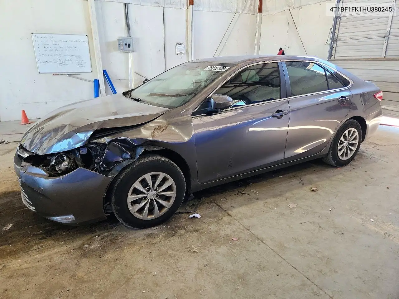 TOYOTA CAMRY 2017, VIN 4T1BF1FK1HU380245