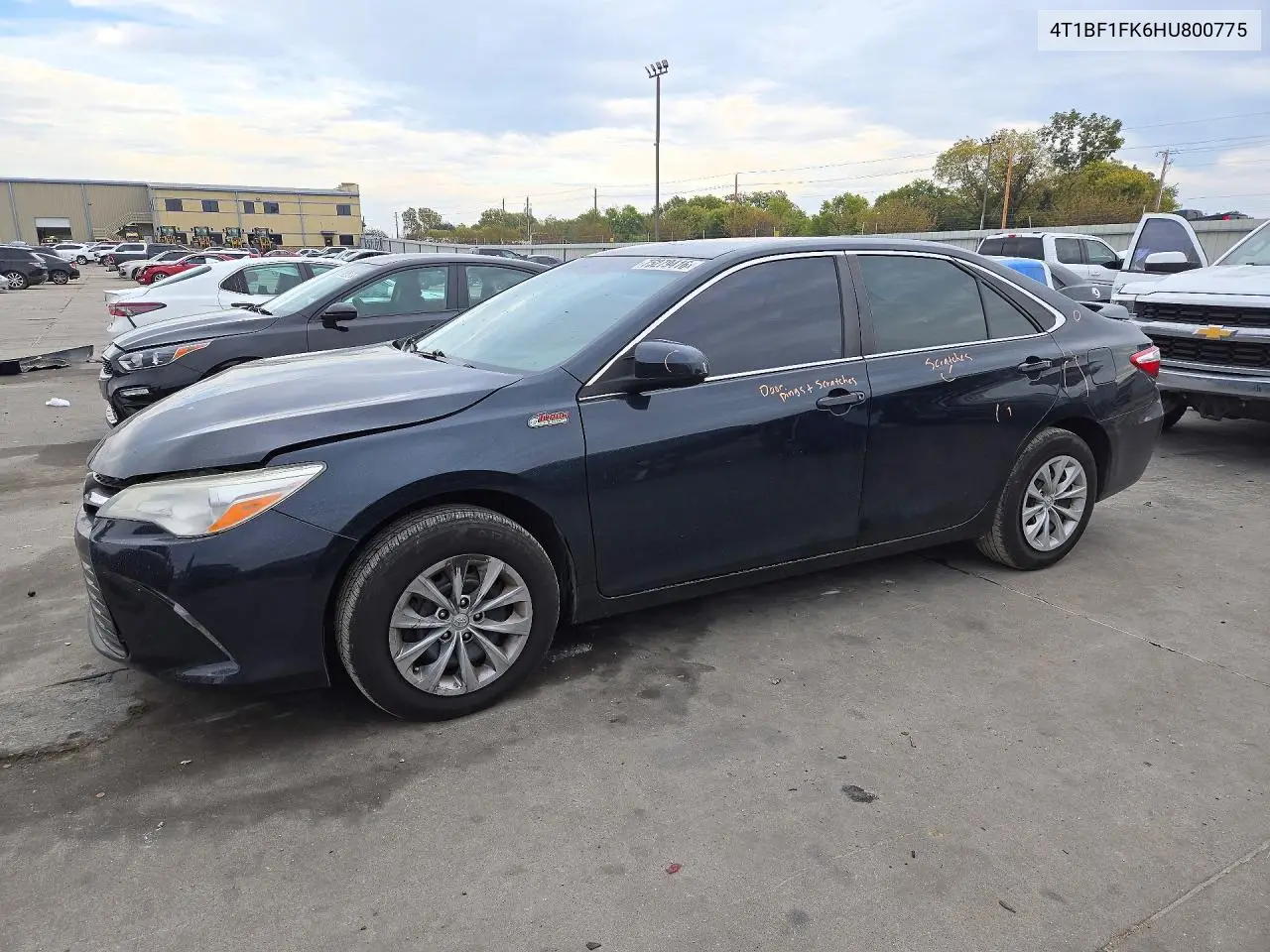 TOYOTA CAMRY 2017, VIN 4T1BF1FK6HU800775