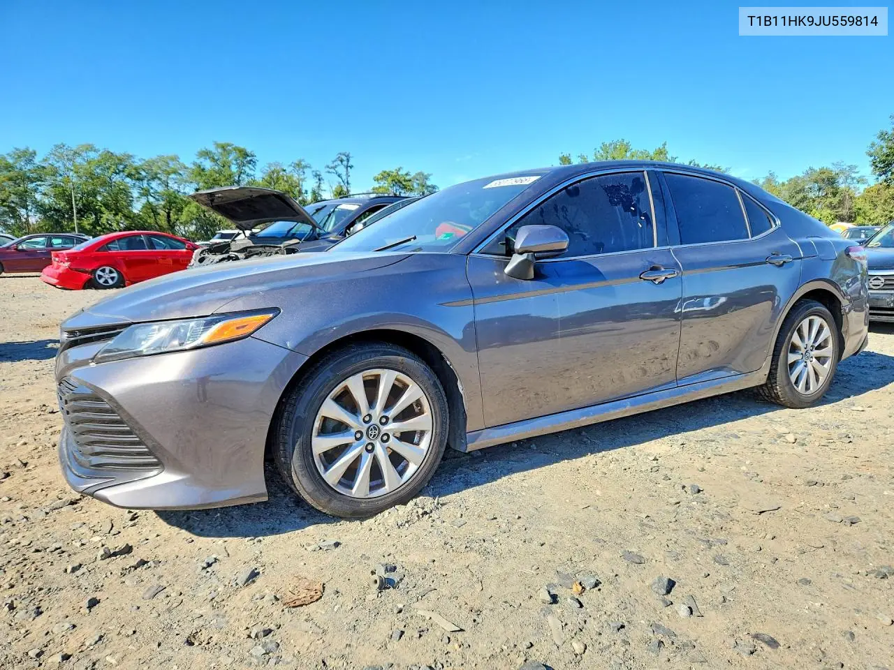 TOYOTA CAMRY 2018, VIN 4T1B11HK9JU559814