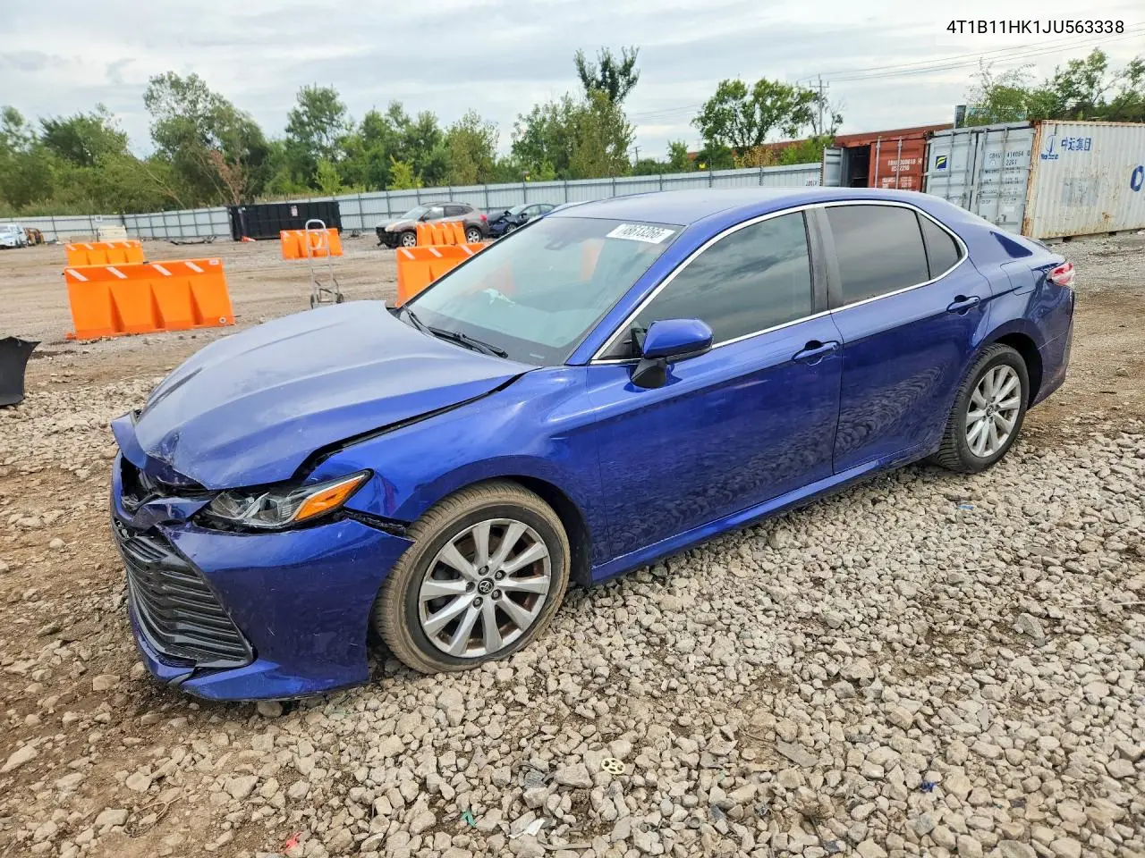 TOYOTA CAMRY 2018, VIN 4T1B11HK1JU563338