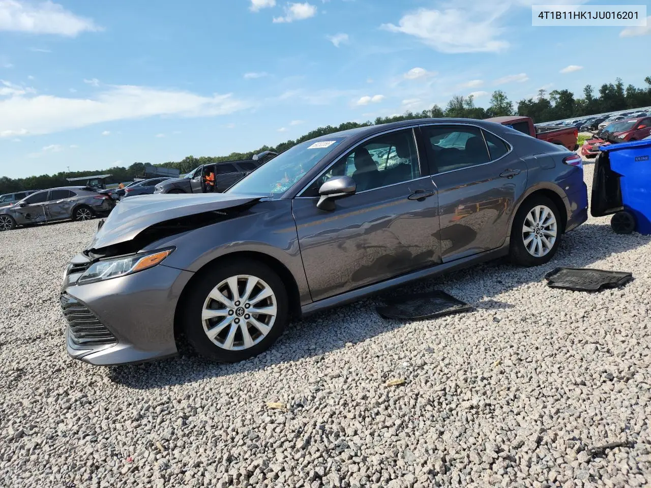 TOYOTA CAMRY 2018, VIN 4T1B11HK1JU016201