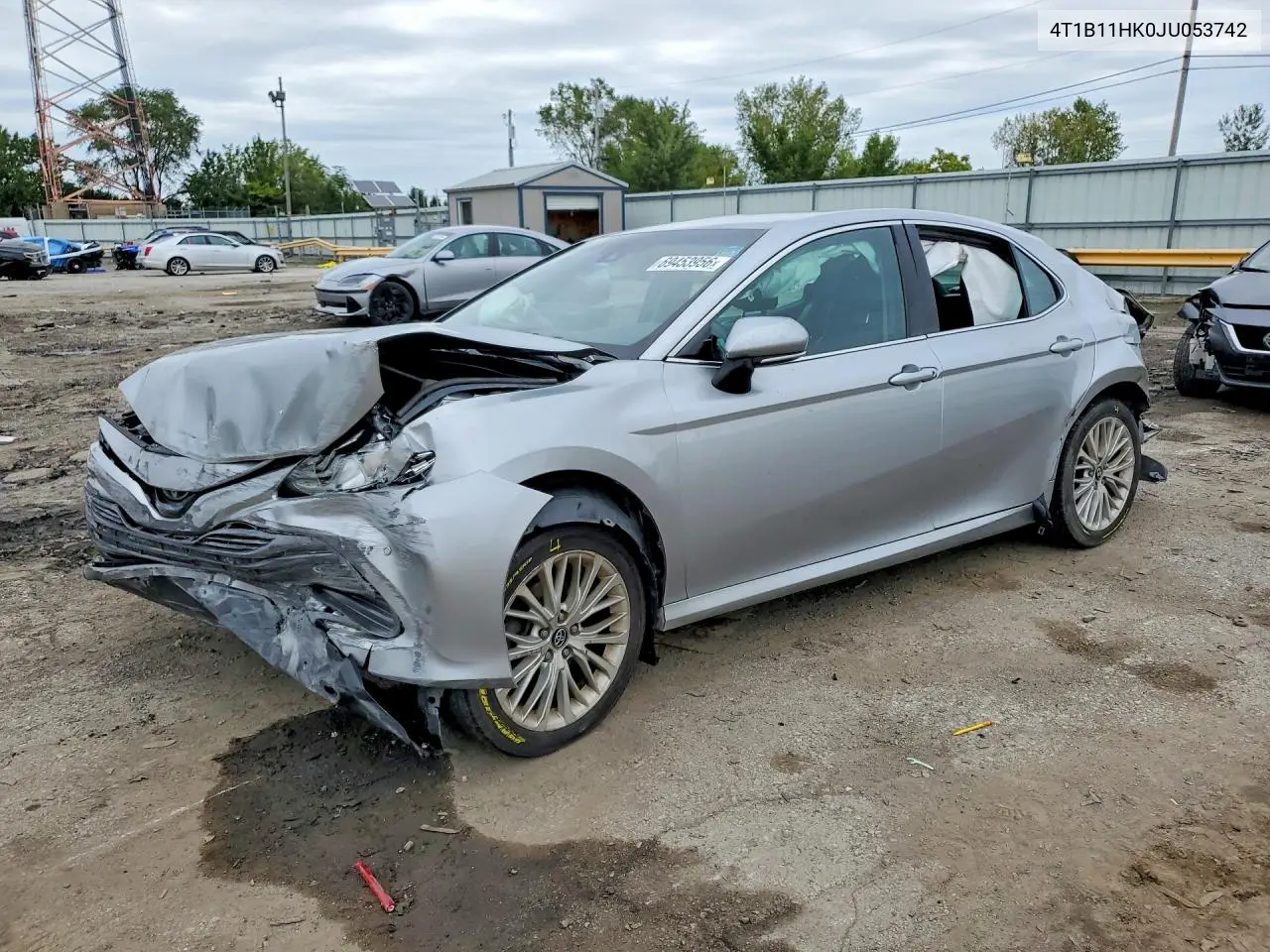 TOYOTA CAMRY 2018, VIN 4T1B11HK0JU053742