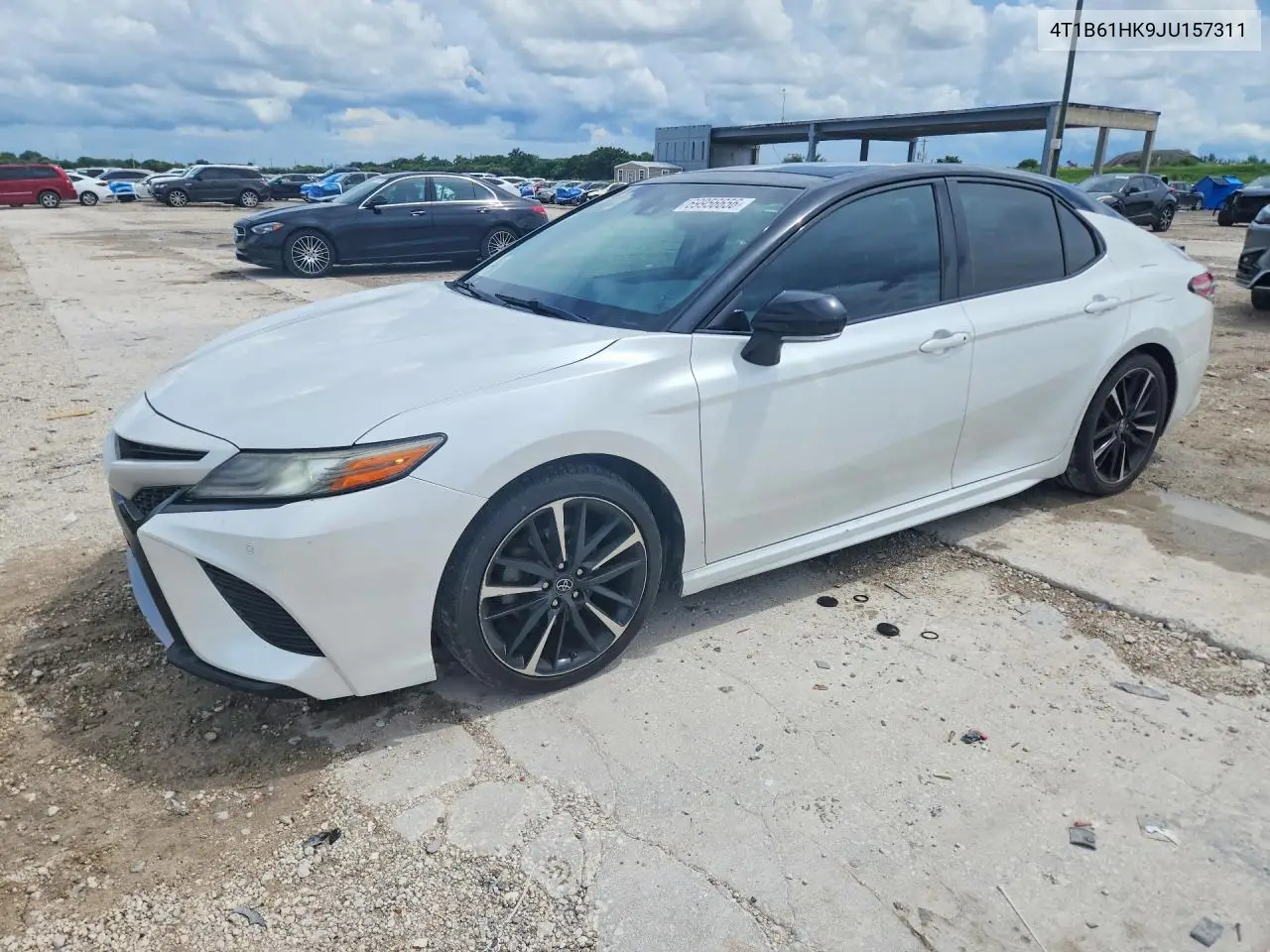 TOYOTA CAMRY 2018, VIN 4T1B61HK9JU157311