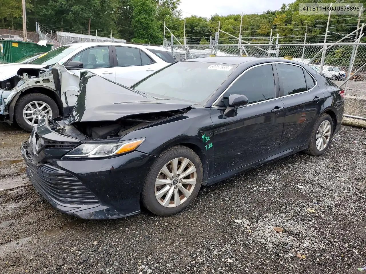 TOYOTA CAMRY 2018, VIN 4T1B11HK0JU578896