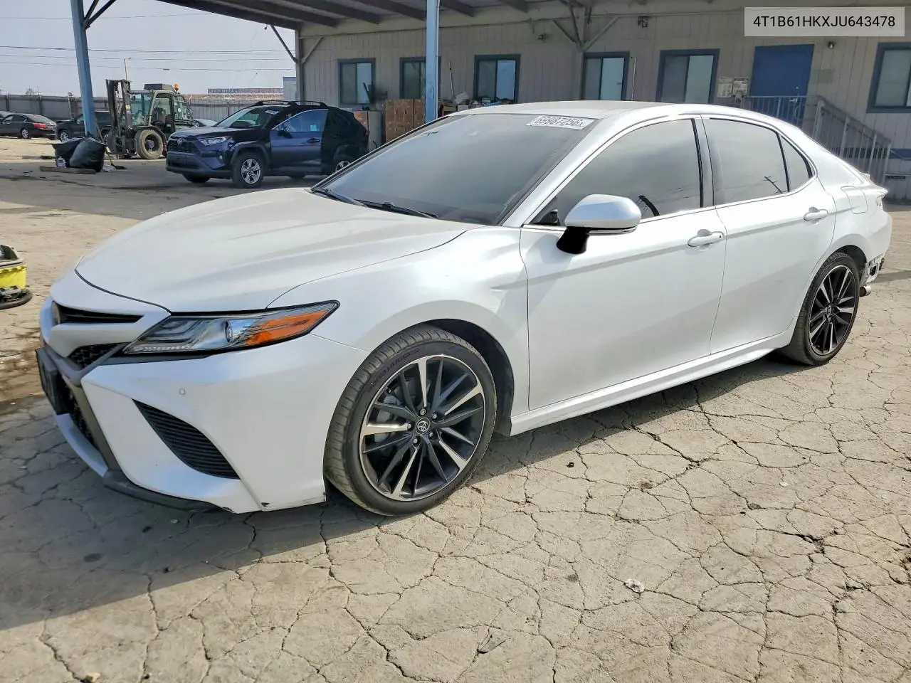 TOYOTA CAMRY 2018, VIN 4T1B61HKXJU643478
