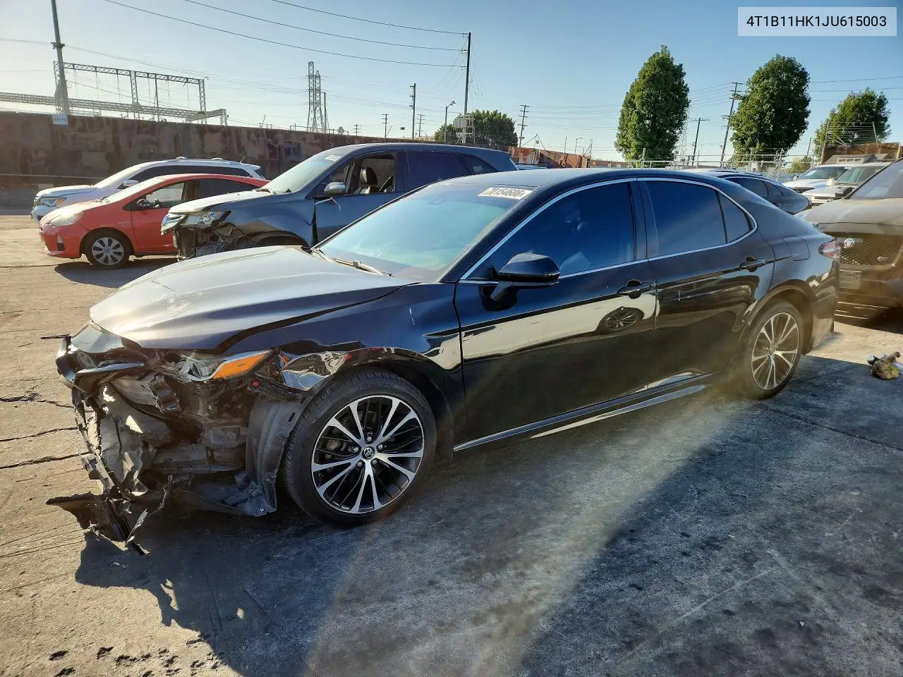 TOYOTA CAMRY 2018, VIN 4T1B11HK1JU615003