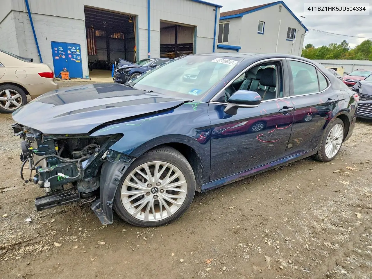 TOYOTA CAMRY 2018, VIN 4T1BZ1HK5JU504334