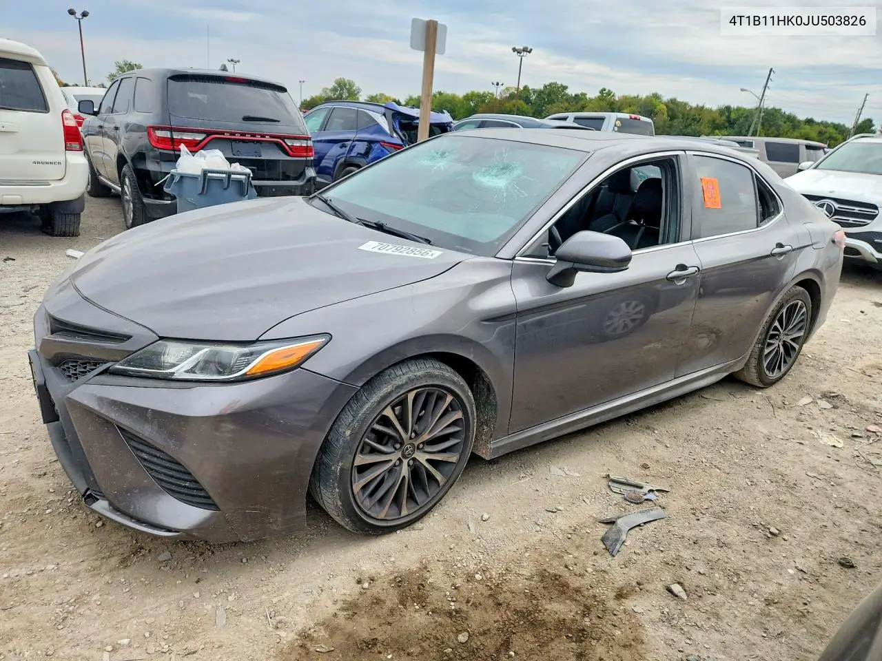 TOYOTA CAMRY 2018, VIN 4T1B11HK0JU503826