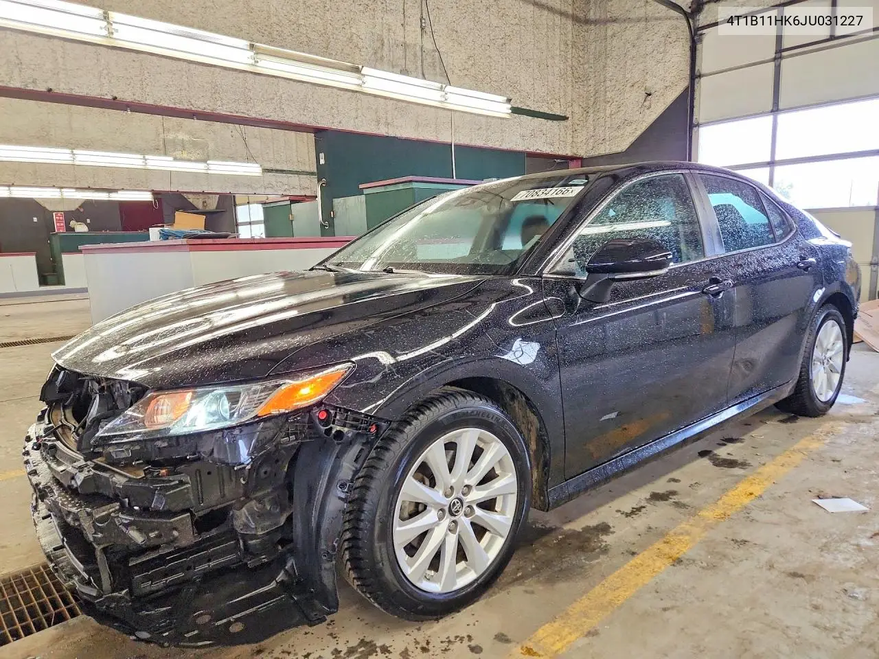 TOYOTA CAMRY 2018, VIN 4T1B11HK6JU031227