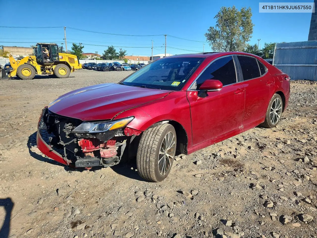 TOYOTA CAMRY 2018, VIN 4T1B11HK9JU657550