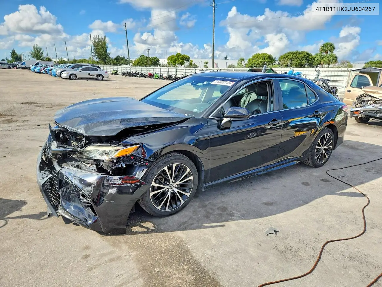 TOYOTA CAMRY 2018, VIN 4T1B11HK2JU604267