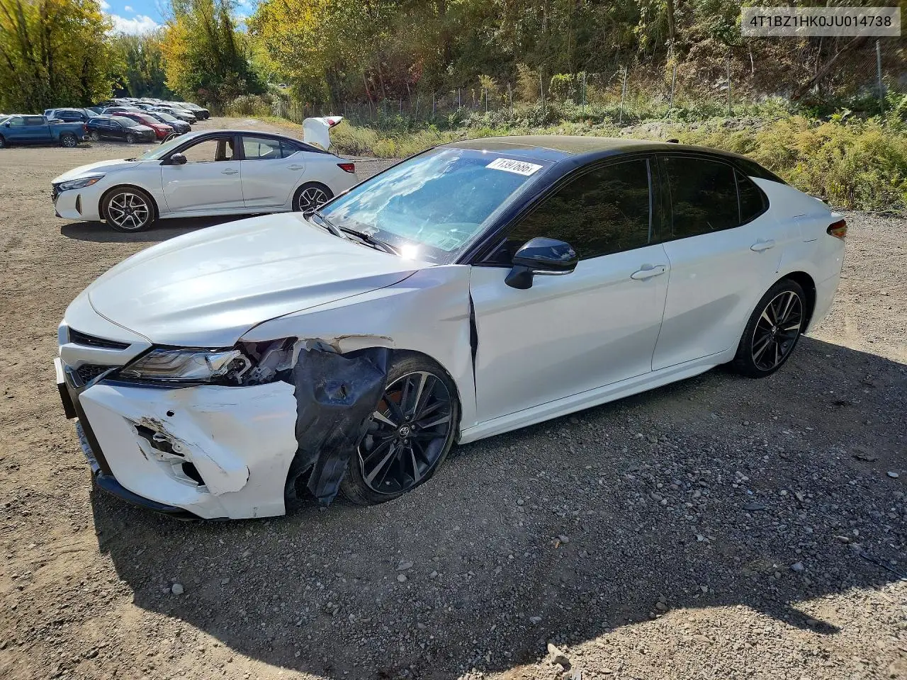 TOYOTA CAMRY 2018, VIN 4T1BZ1HK0JU014738