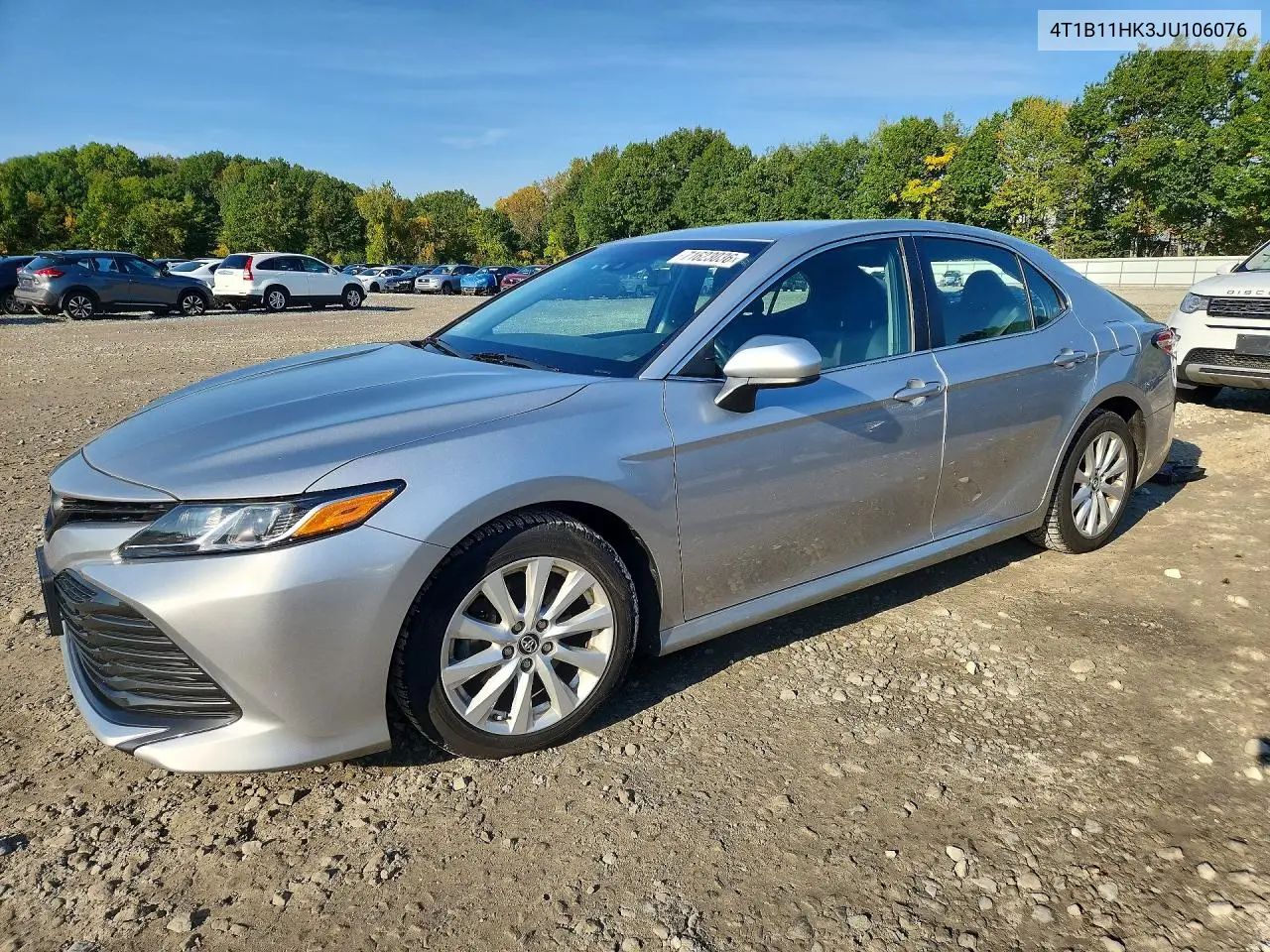 TOYOTA CAMRY 2018, VIN 4T1B11HK3JU106076