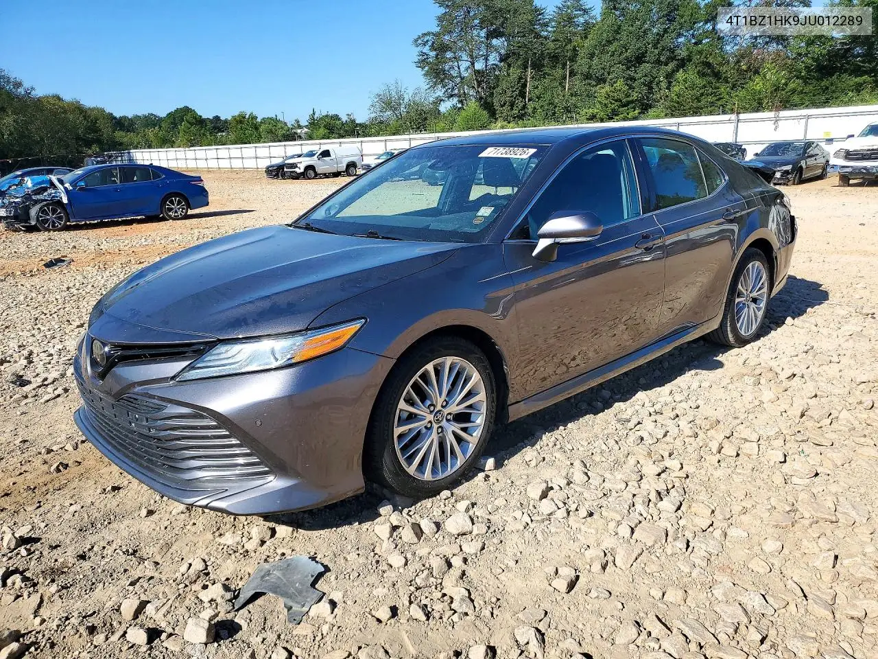 TOYOTA CAMRY 2018, VIN 4T1BZ1HK9JU012289